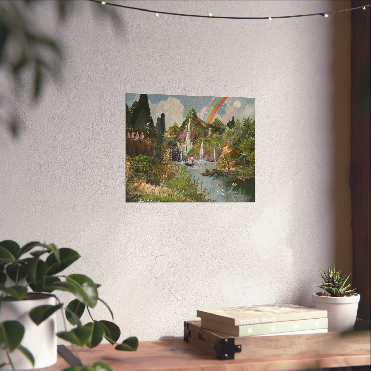 "Off to Neverland" - Fine Art Poster