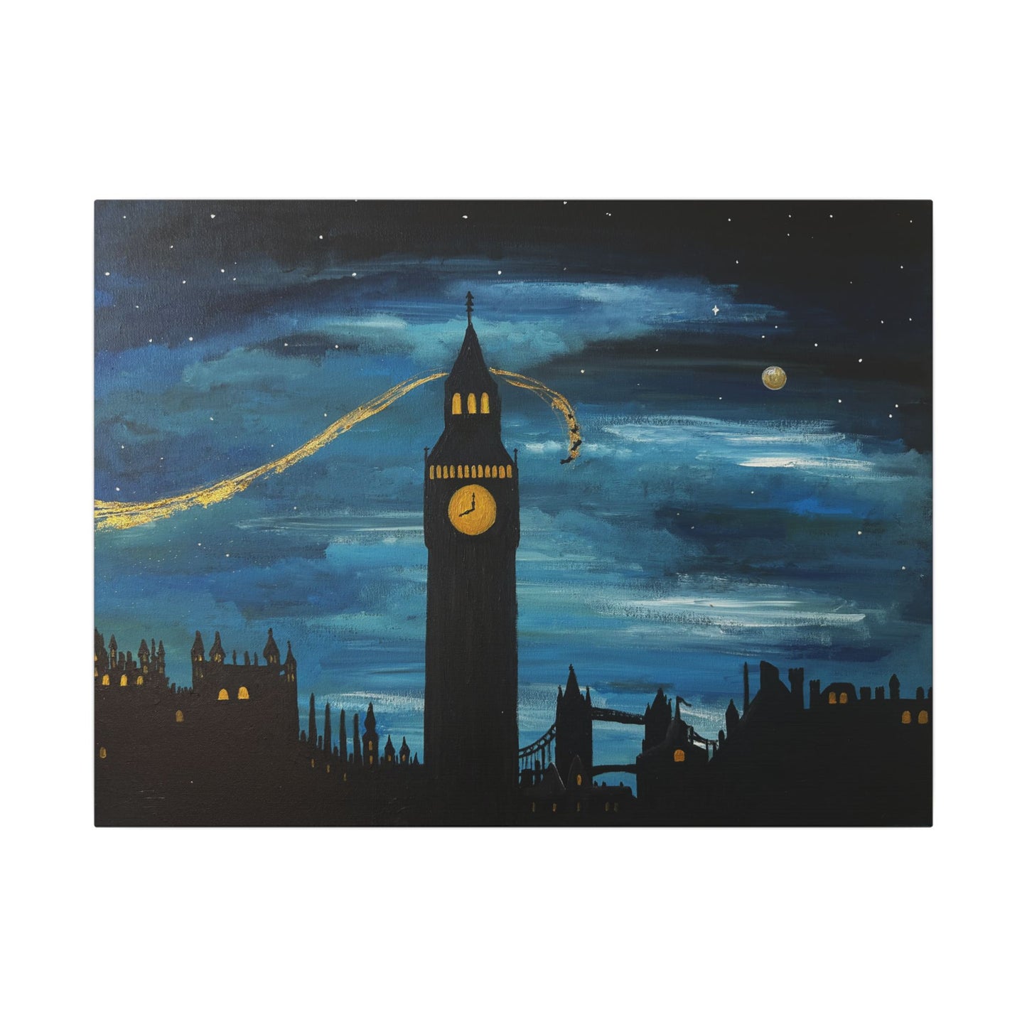 "Second Star" - Matte Canvas, Stretched, 0.75"