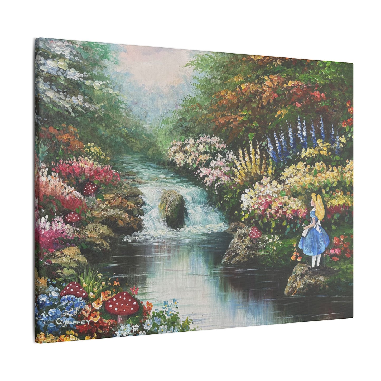 "In Wonderland" - Matte Canvas, Stretched, 0.75"