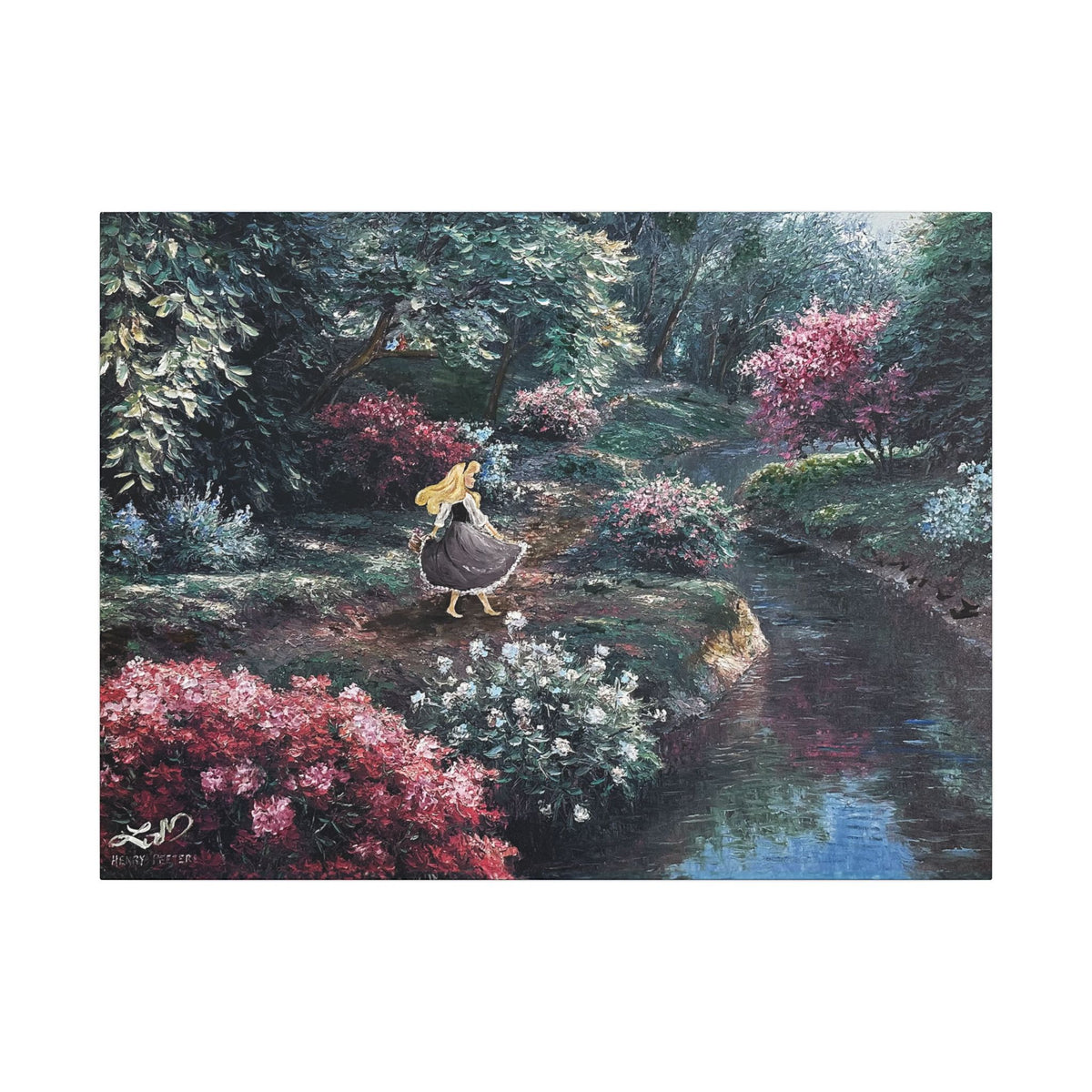 "Upon a Dream" - Matte Canvas, Stretched, 0.75"