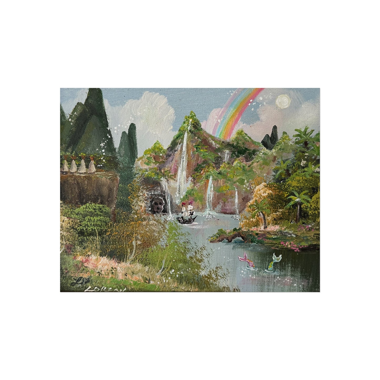"Off to Neverland" - Fine Art Poster