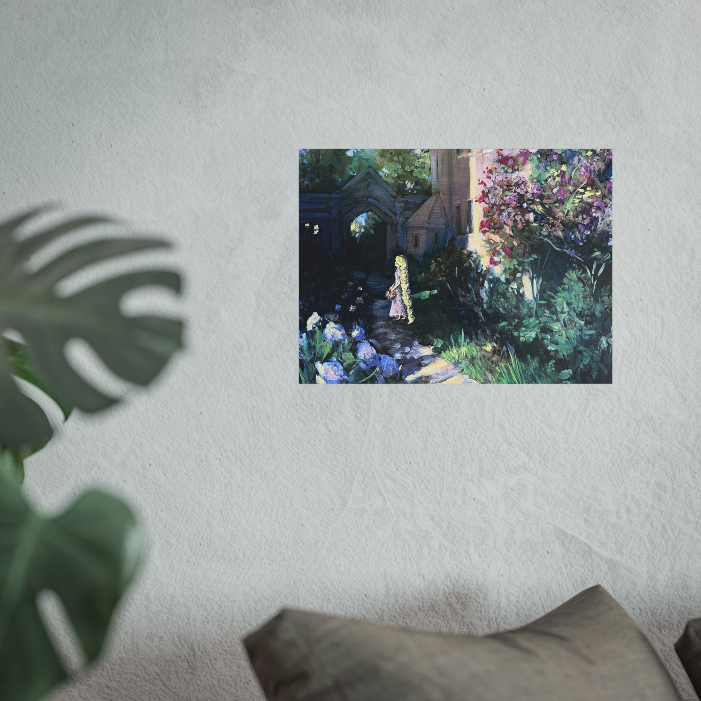 "Flower Gleam and Glow" Print- Fine Art Poster