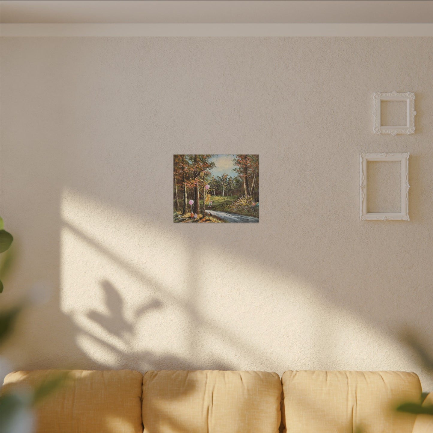 "Springtime with Pooh" - Matte Canvas, Stretched, 0.75"