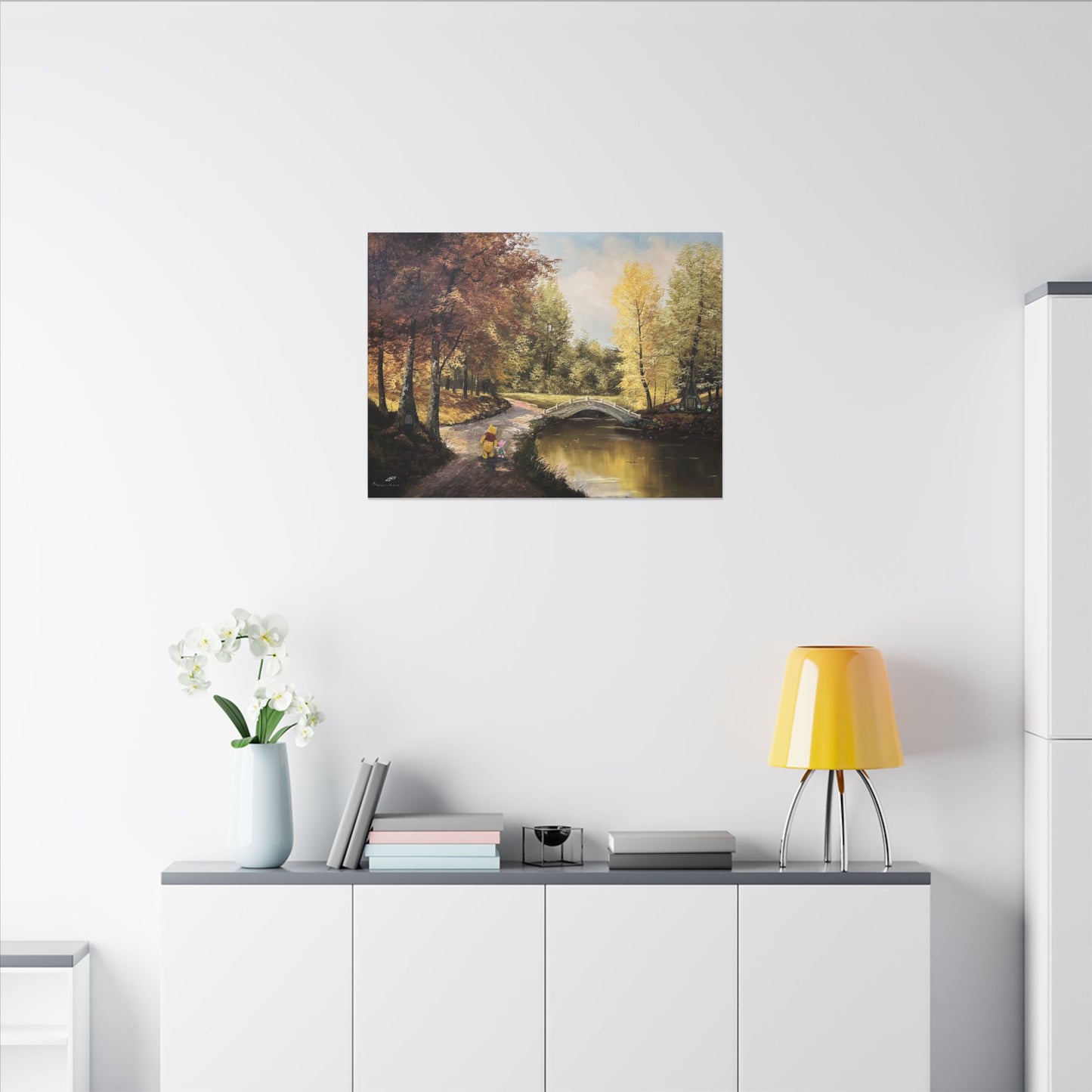 Walk in the Hundred Acre Wood - Matte Canvas, Stretched, 0.75"