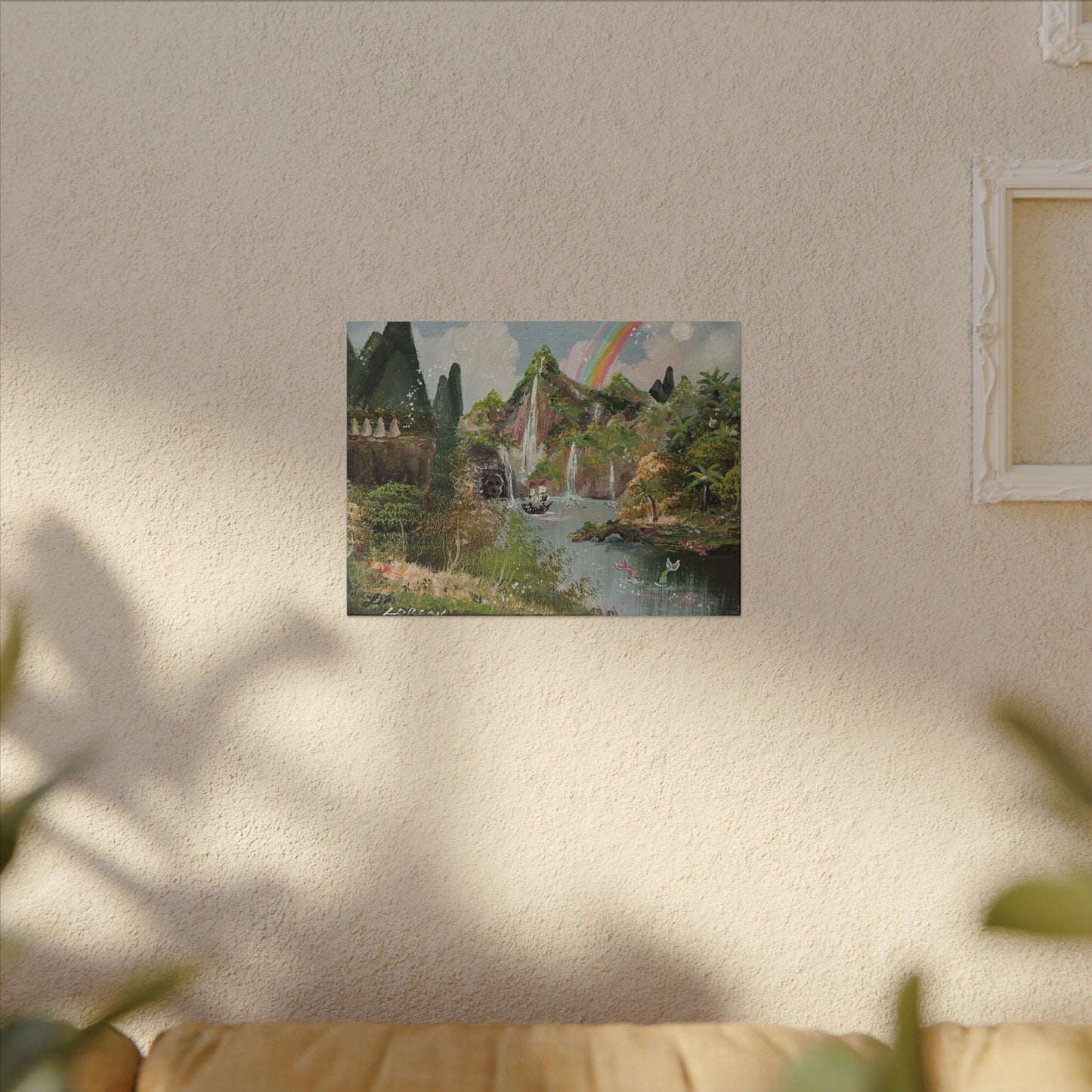 "Off to Neverland"  - Matte Canvas, Stretched, 0.75"