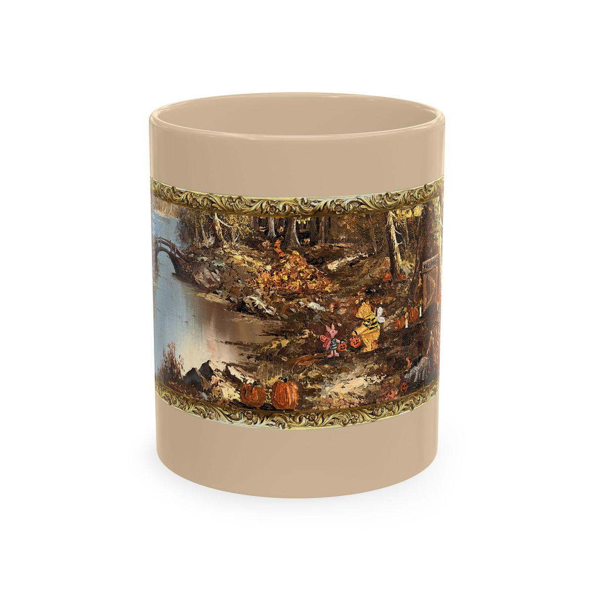 "Halloween in the Hundred Acre Wood" - Traditional Ceramic Mug