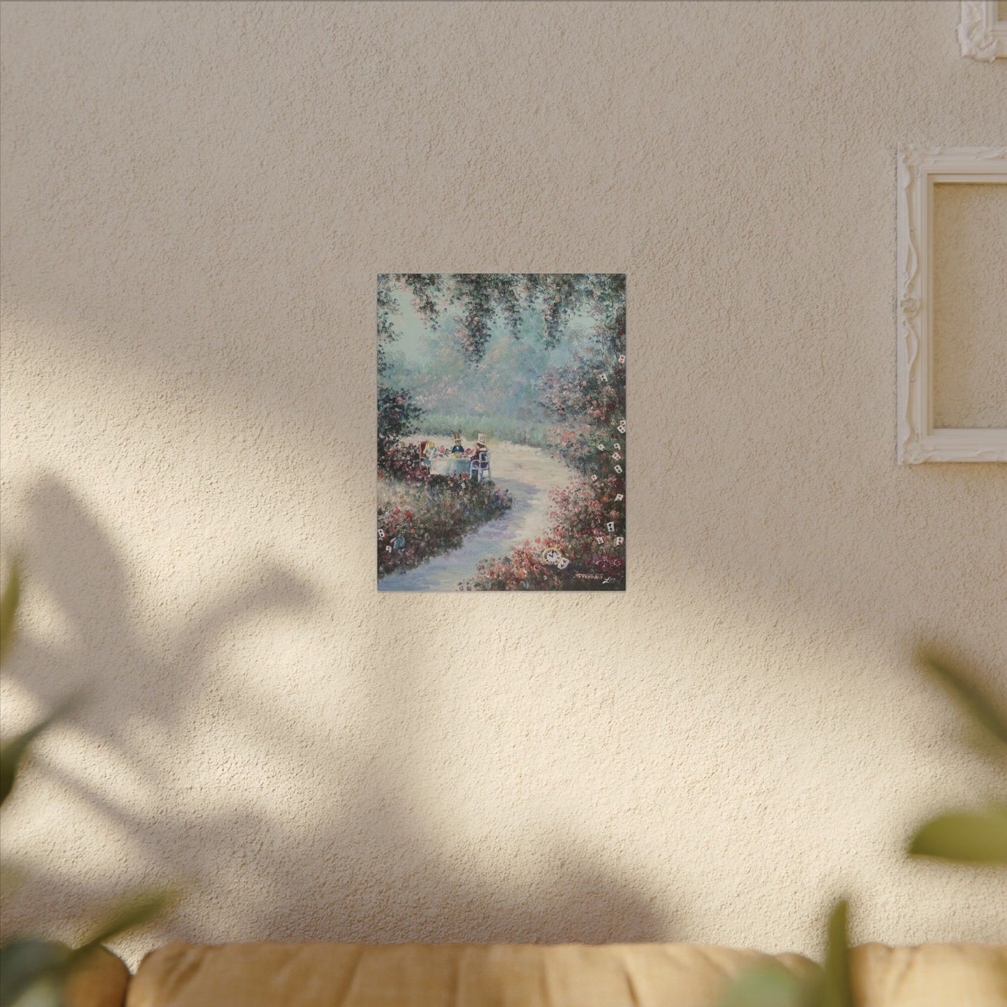 "Mad Tea Party" - Matte Canvas, Stretched, 0.75"