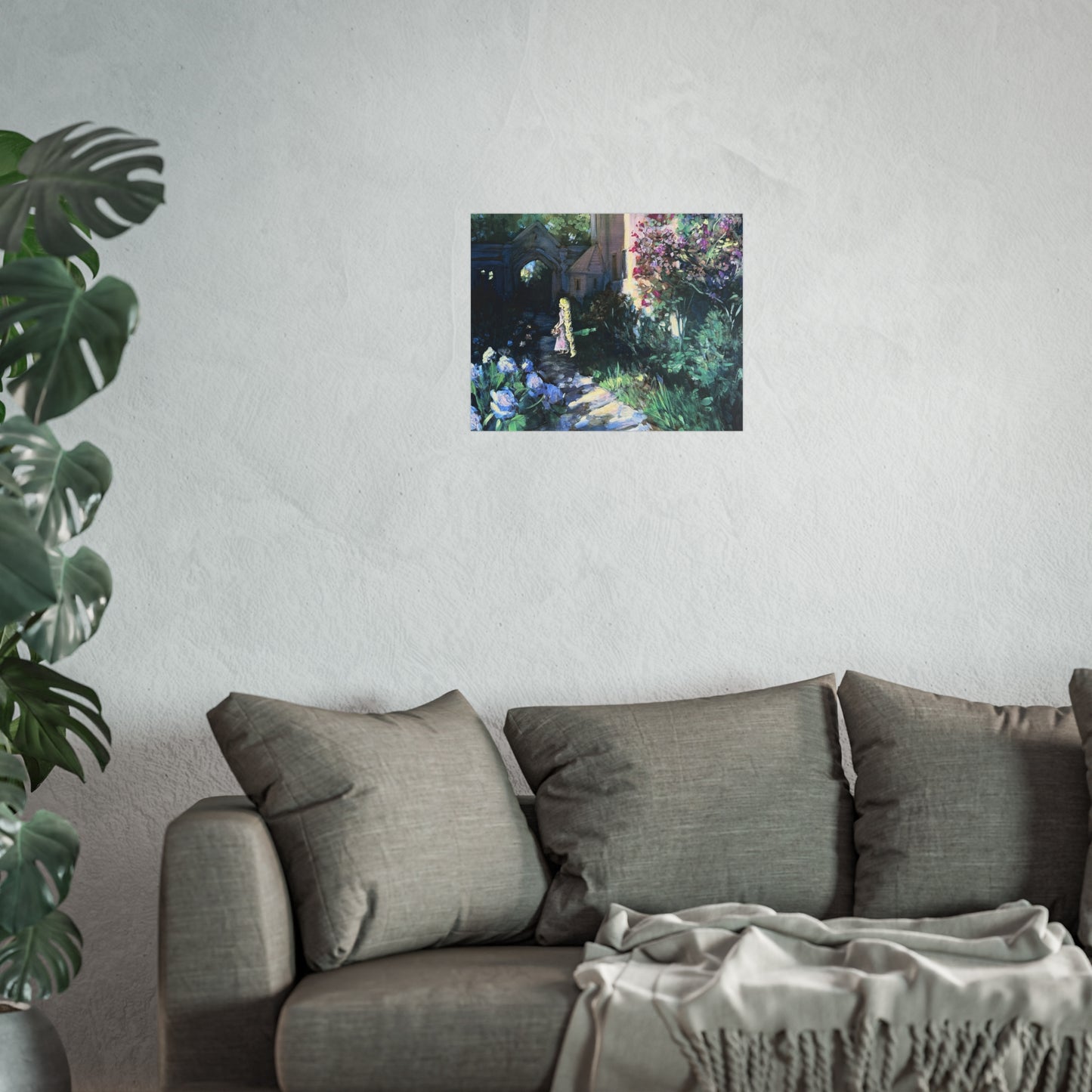 "Flower Gleam and Glow" Print- Fine Art Poster
