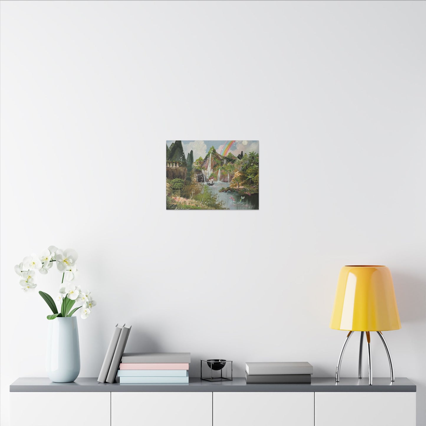 "Off to Neverland"  - Matte Canvas, Stretched, 0.75"