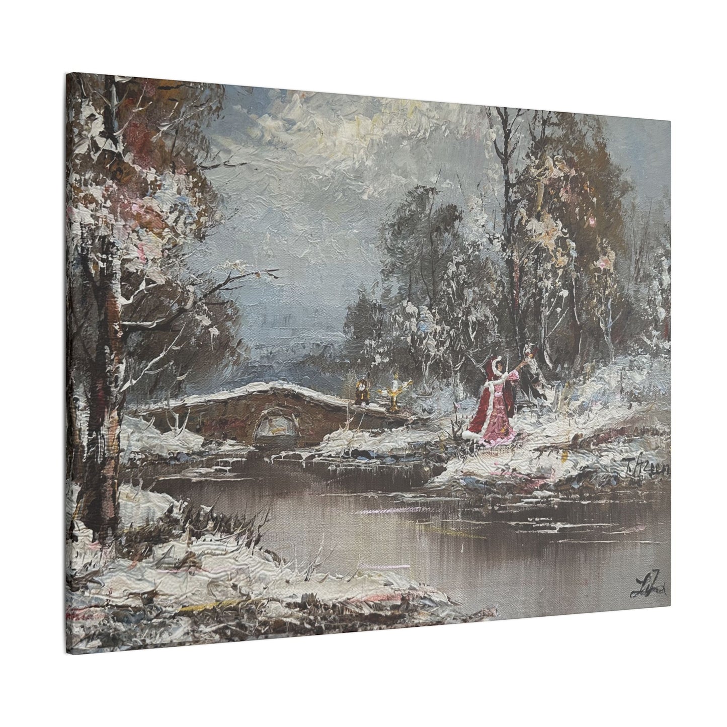 "Adventure In The Great Wide Somewhere" - Matte Canvas, Stretched, 0.75"