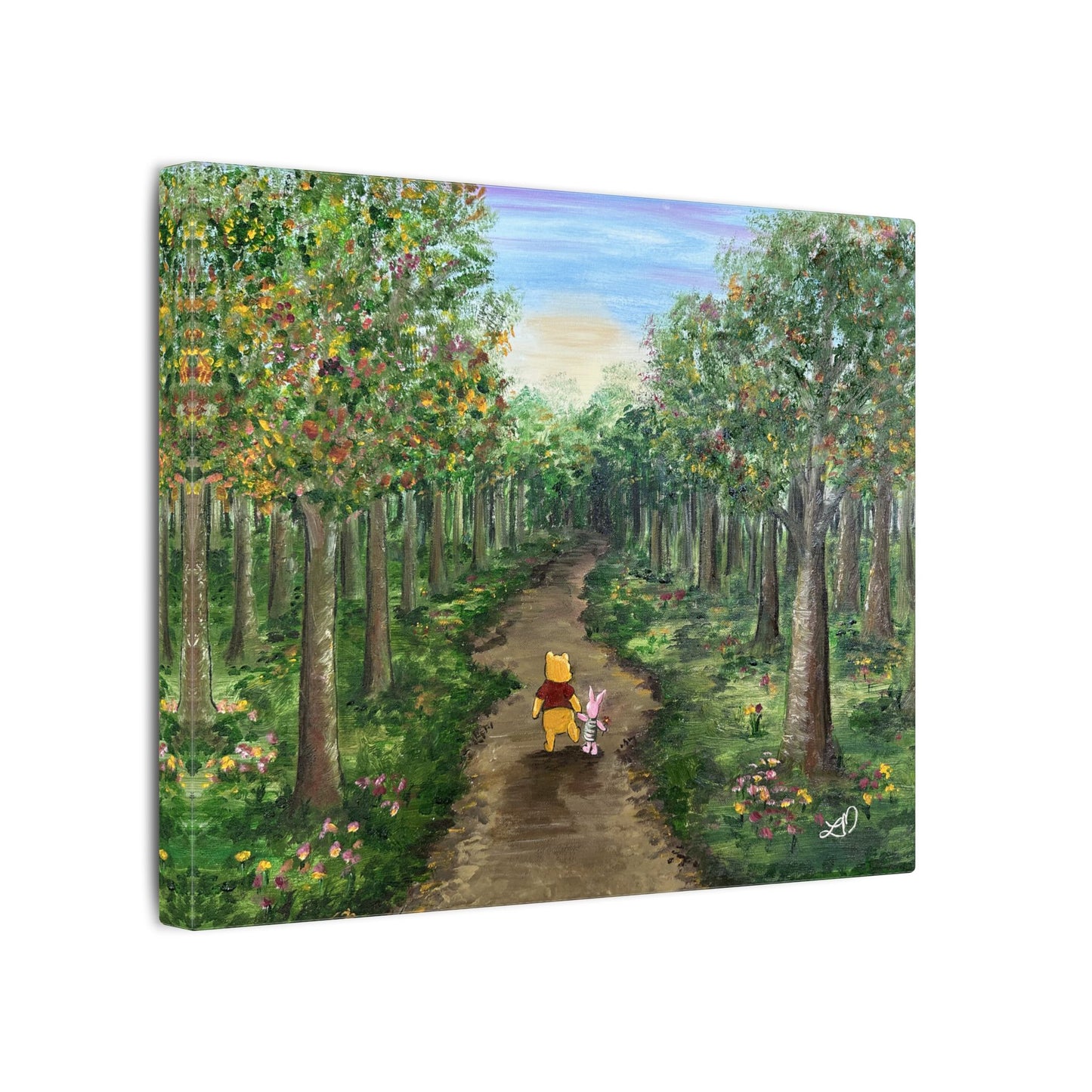 "Deep In The Hundred Acre Wood" - Matte Canvas, Stretched, 0.75"