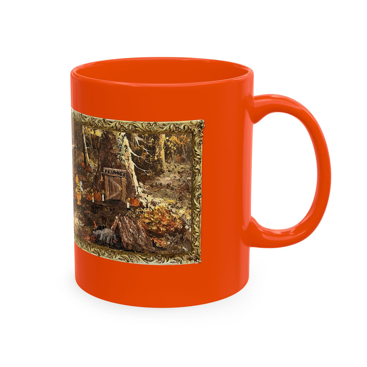"Halloween in the Hundred Acre Wood" - Traditional Ceramic Mug