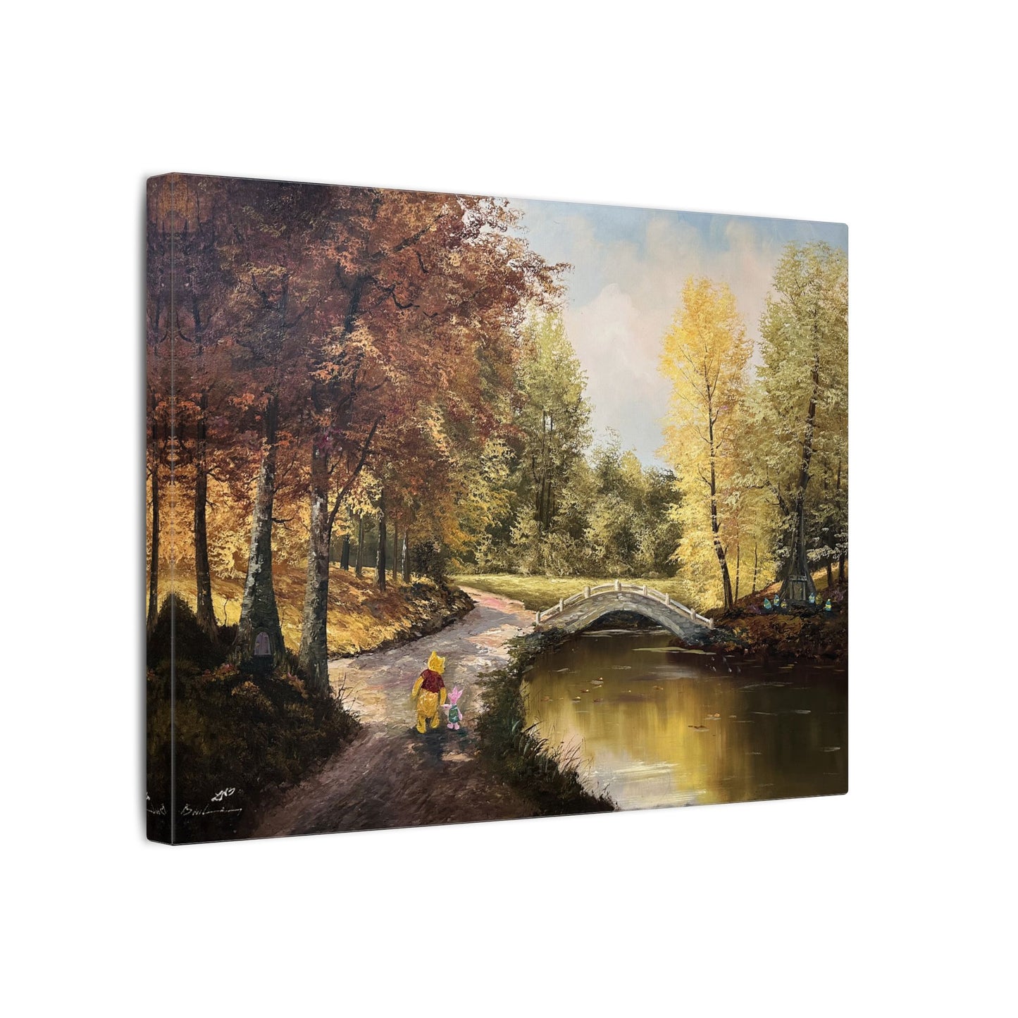 Walk in the Hundred Acre Wood - Matte Canvas, Stretched, 0.75"