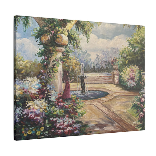 "Damsel" - Matte Canvas, Stretched, 0.75"