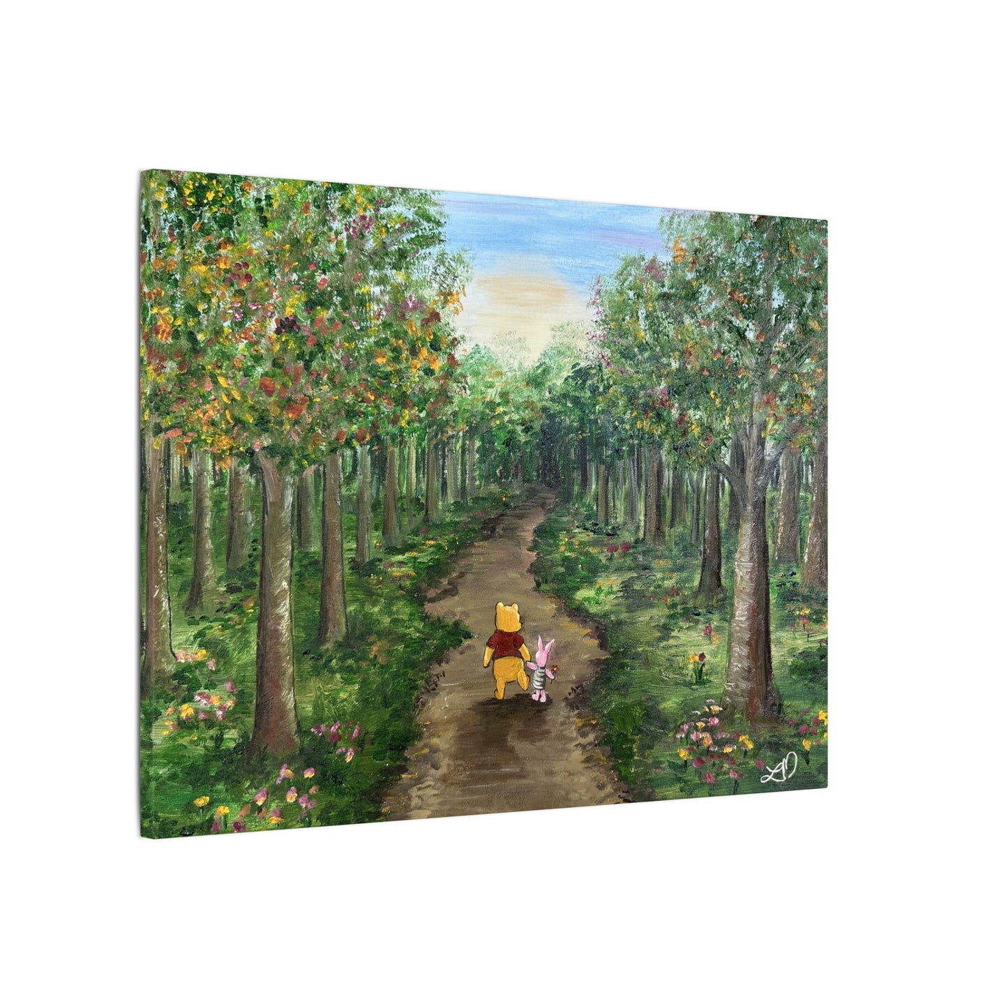"Deep In The Hundred Acre Wood" - Matte Canvas, Stretched, 0.75"
