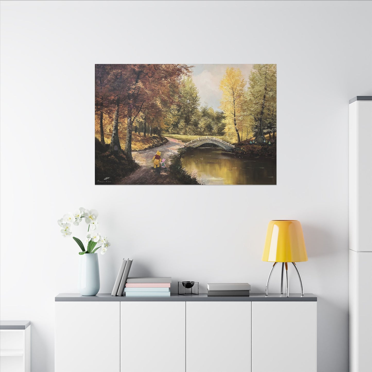 Walk in the Hundred Acre Wood - Matte Canvas, Stretched, 0.75"