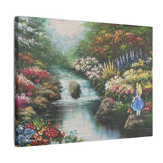 "In Wonderland" - Matte Canvas, Stretched, 0.75"