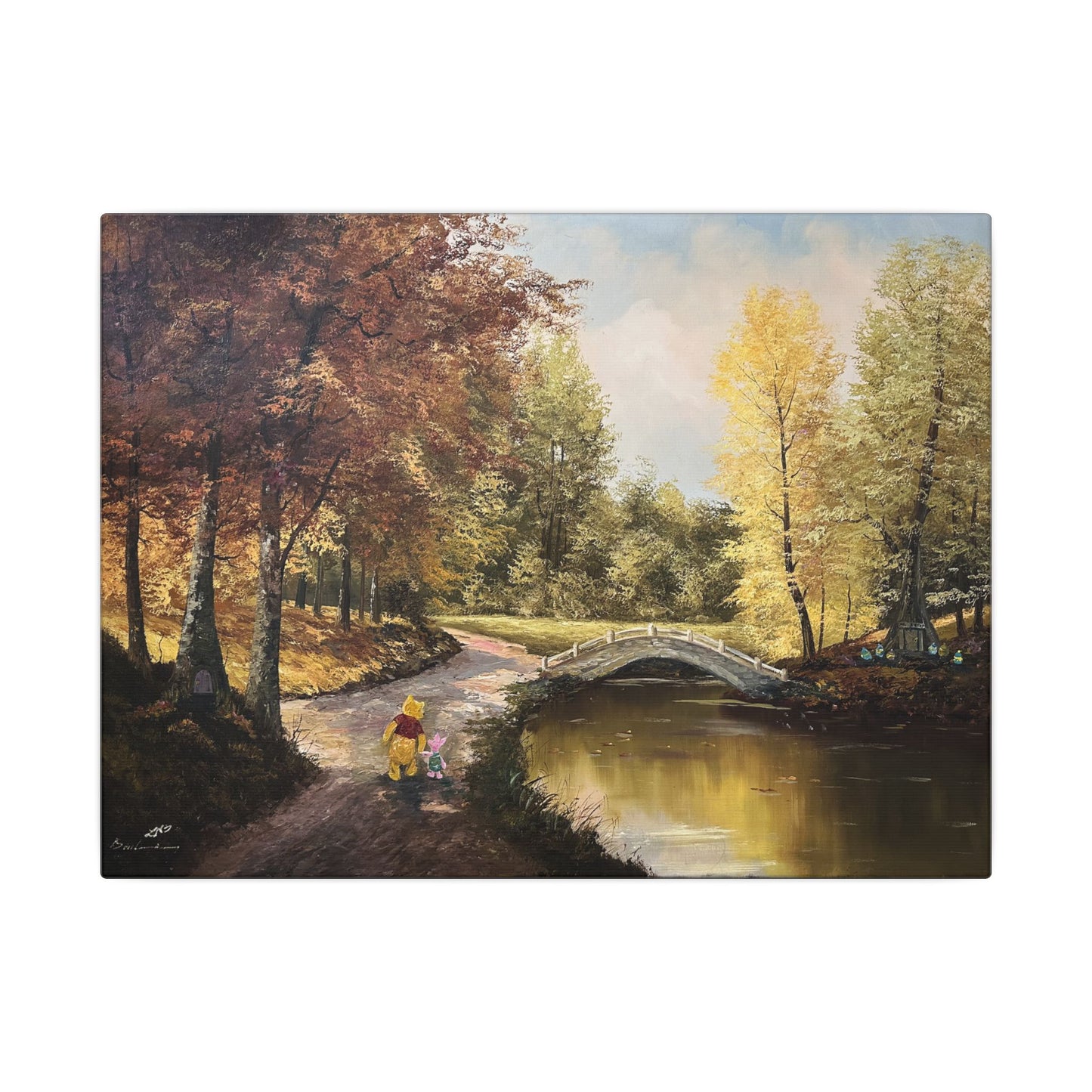 Walk in the Hundred Acre Wood - Matte Canvas, Stretched, 0.75"