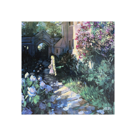 "Flower Gleam and Glow" Print- Fine Art Poster