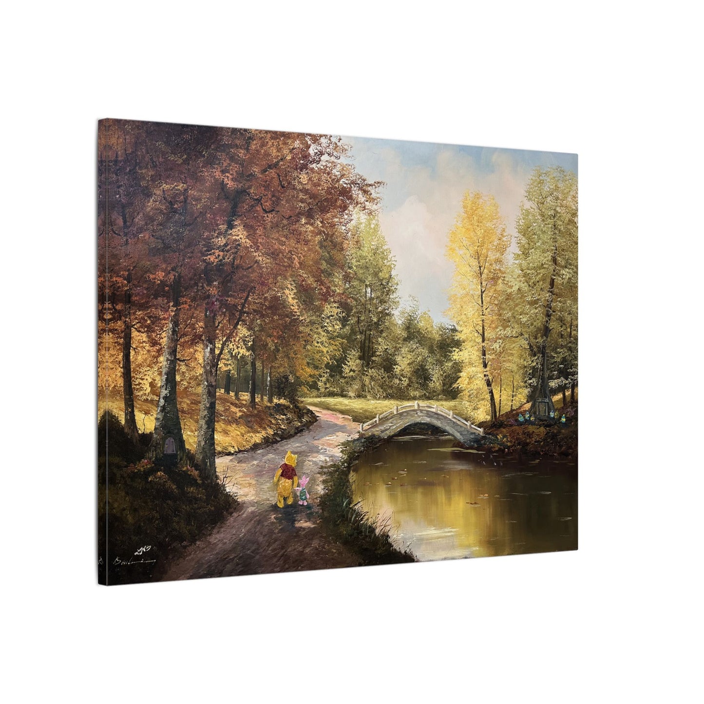 Walk in the Hundred Acre Wood - Matte Canvas, Stretched, 0.75"