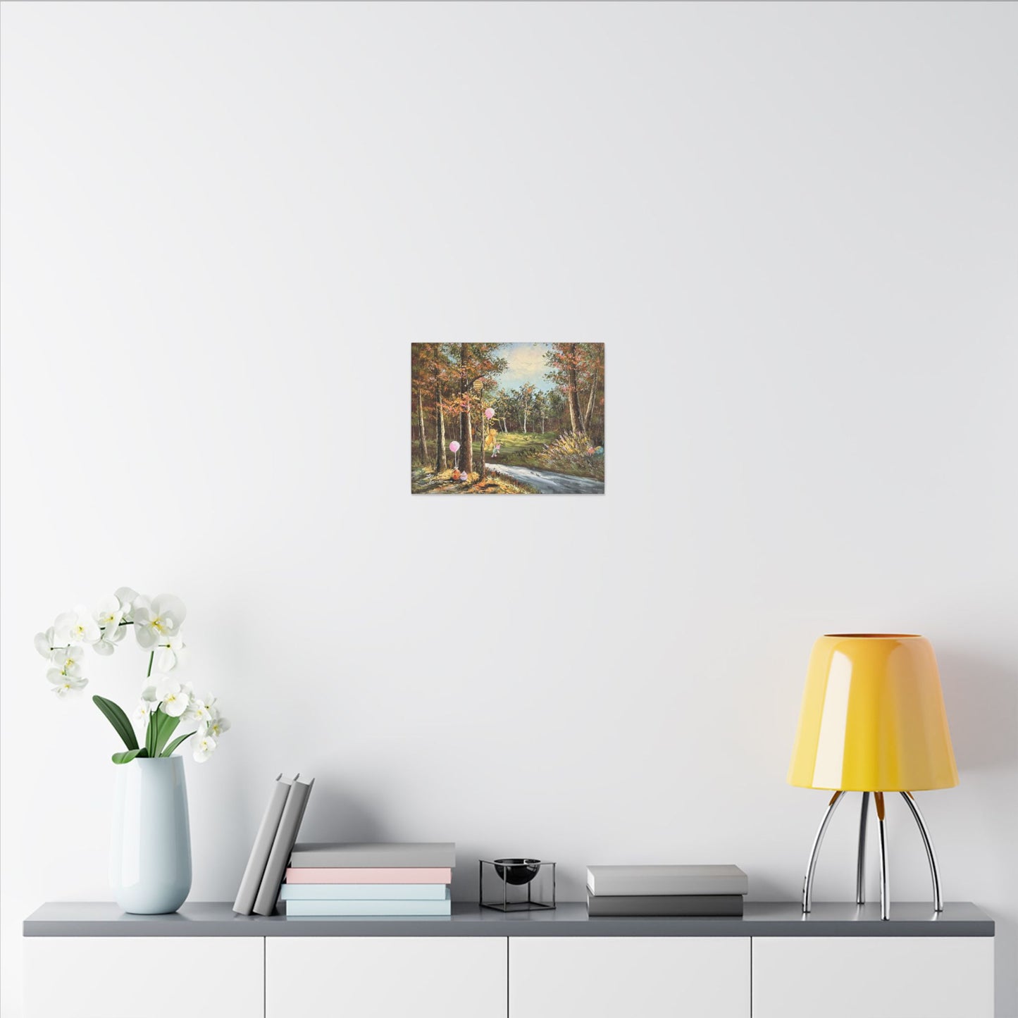 "Springtime with Pooh" - Matte Canvas, Stretched, 0.75"