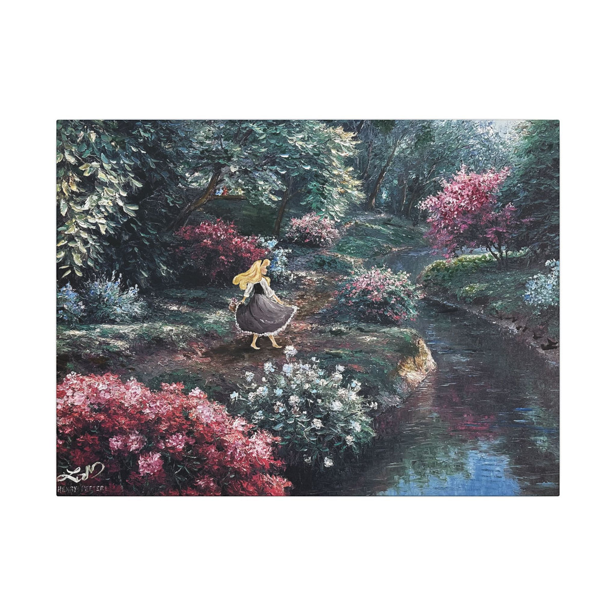 "Upon a Dream" - Matte Canvas, Stretched, 0.75"