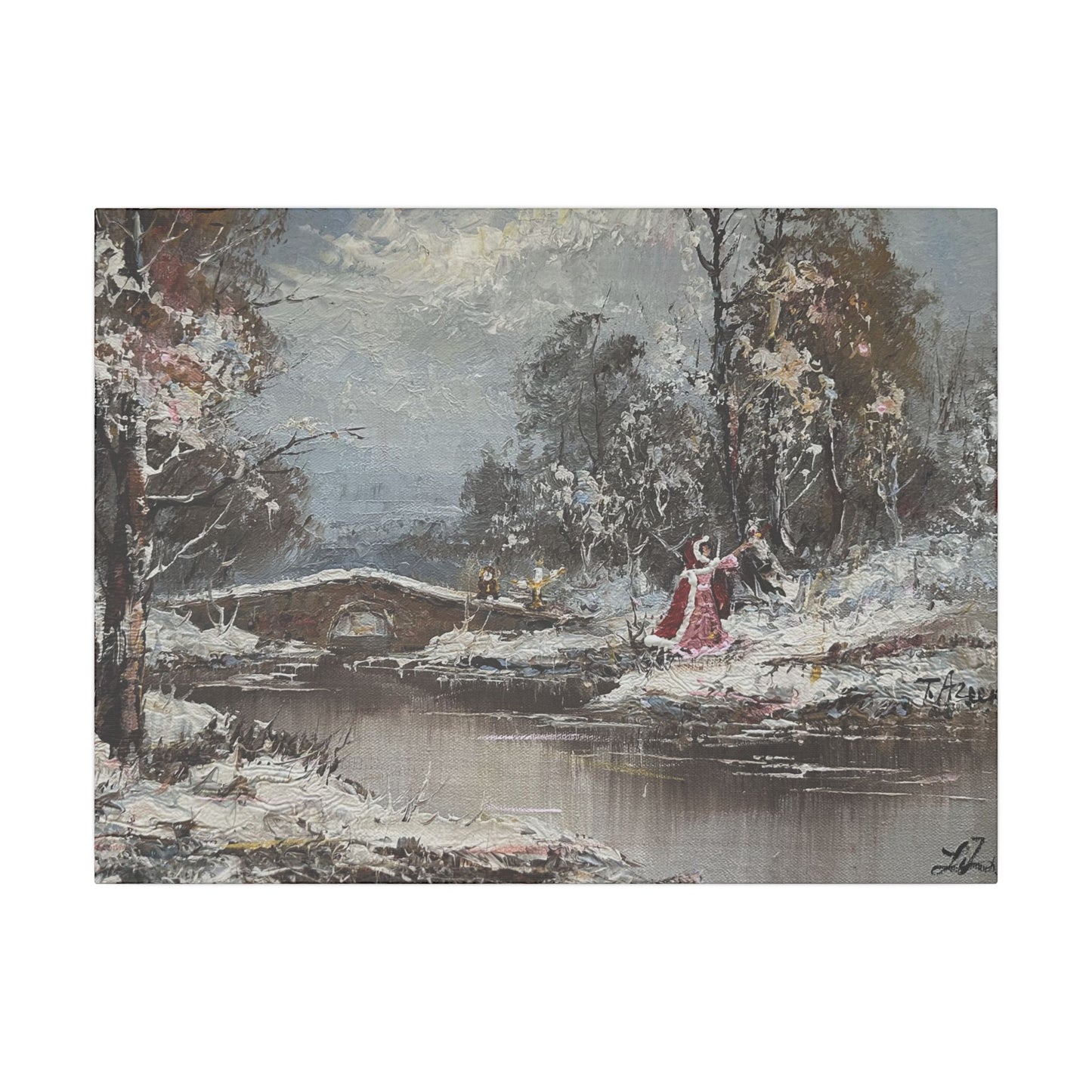 "Adventure In The Great Wide Somewhere" - Matte Canvas, Stretched, 0.75"