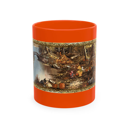 "Halloween in the Hundred Acre Wood" - Traditional Ceramic Mug