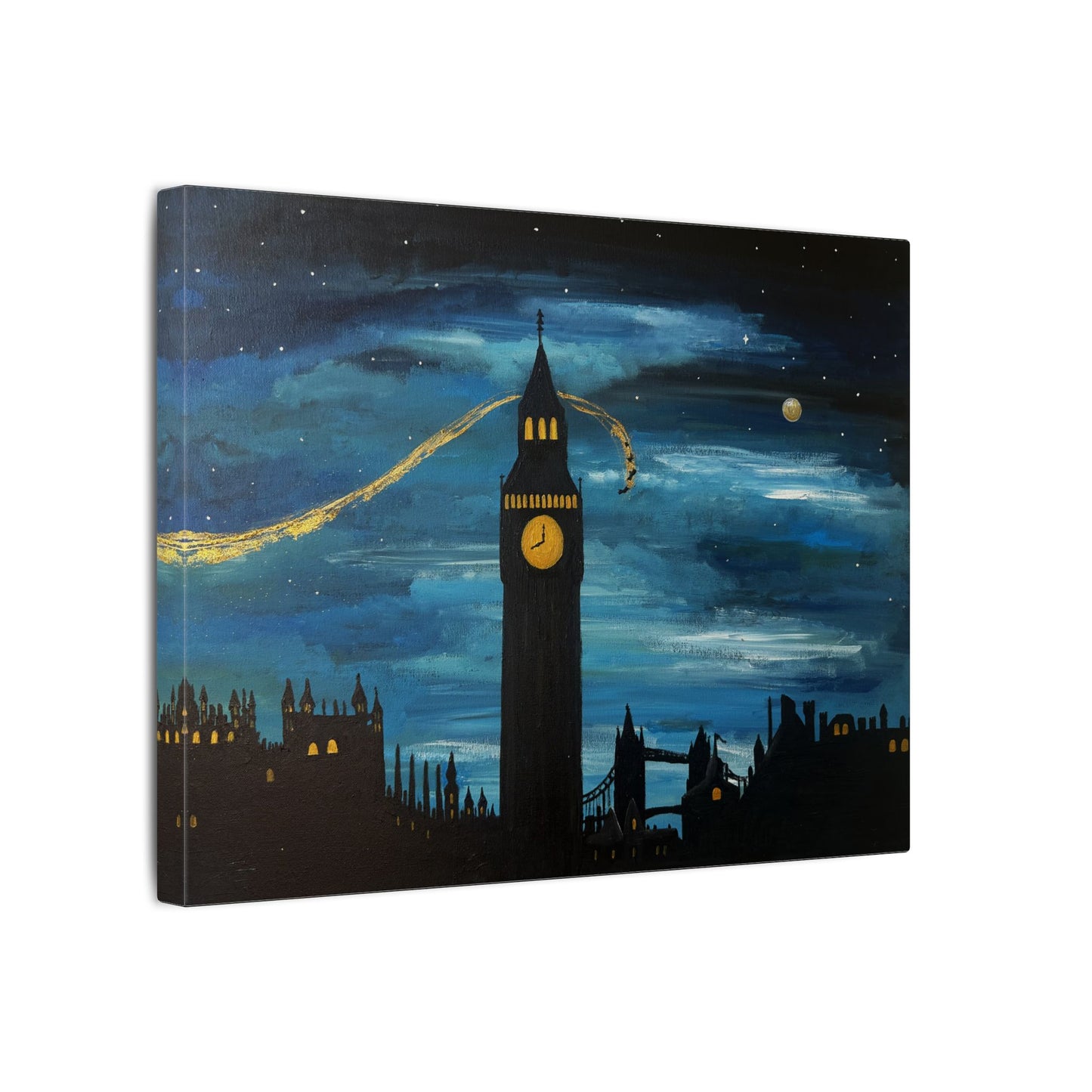 "Second Star" - Matte Canvas, Stretched, 0.75"