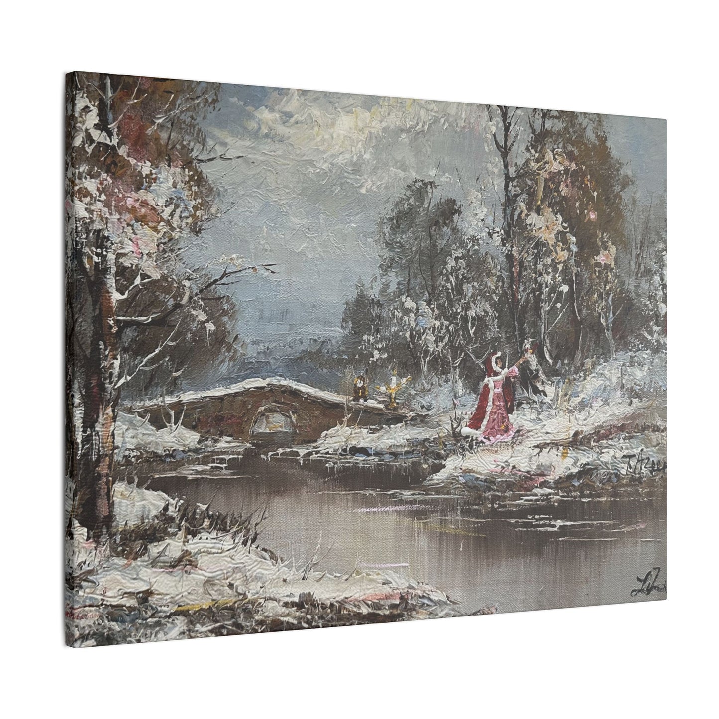 "Adventure In The Great Wide Somewhere" - Matte Canvas, Stretched, 0.75"