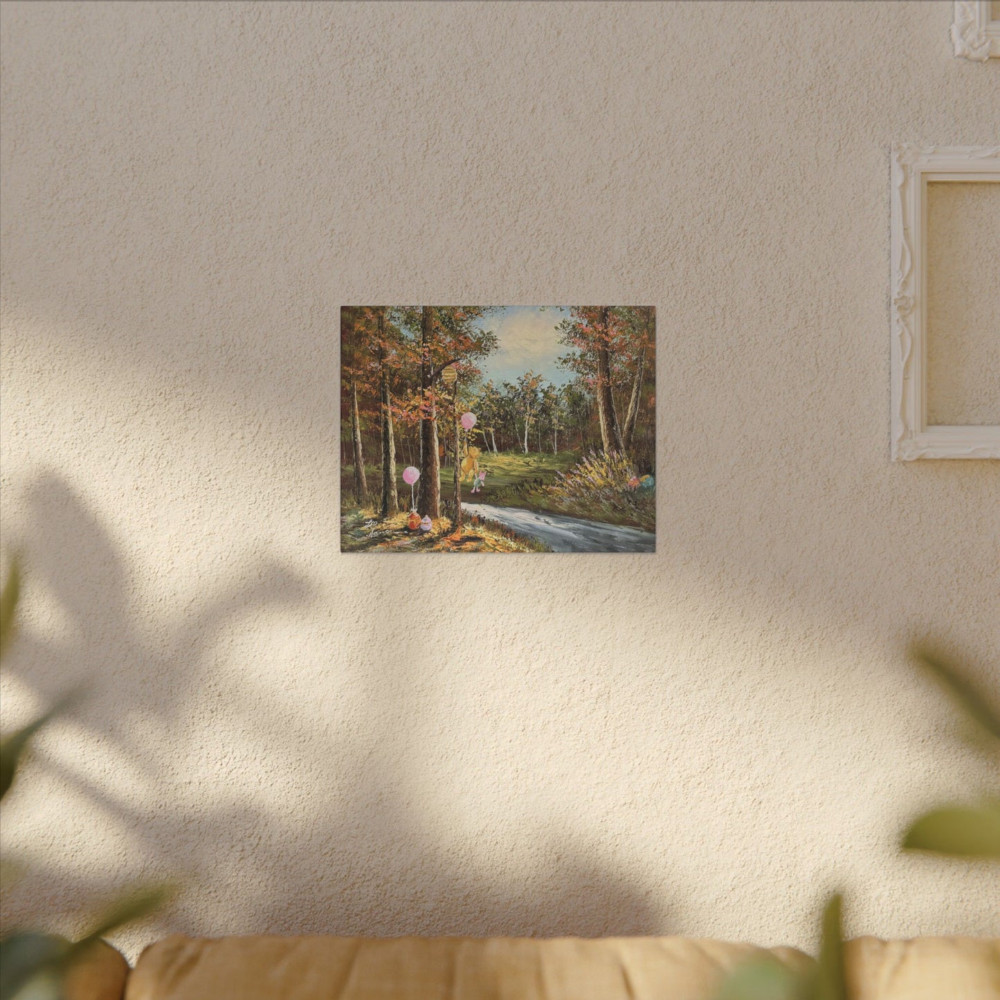 "Springtime with Pooh" - Matte Canvas, Stretched, 0.75"