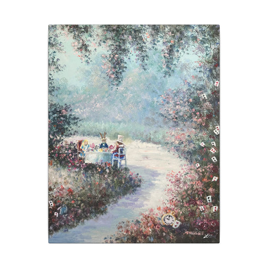 "Mad Tea Party" - Matte Canvas, Stretched, 0.75"