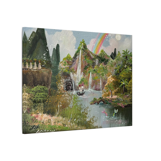 "Off to Neverland"  - Matte Canvas, Stretched, 0.75"
