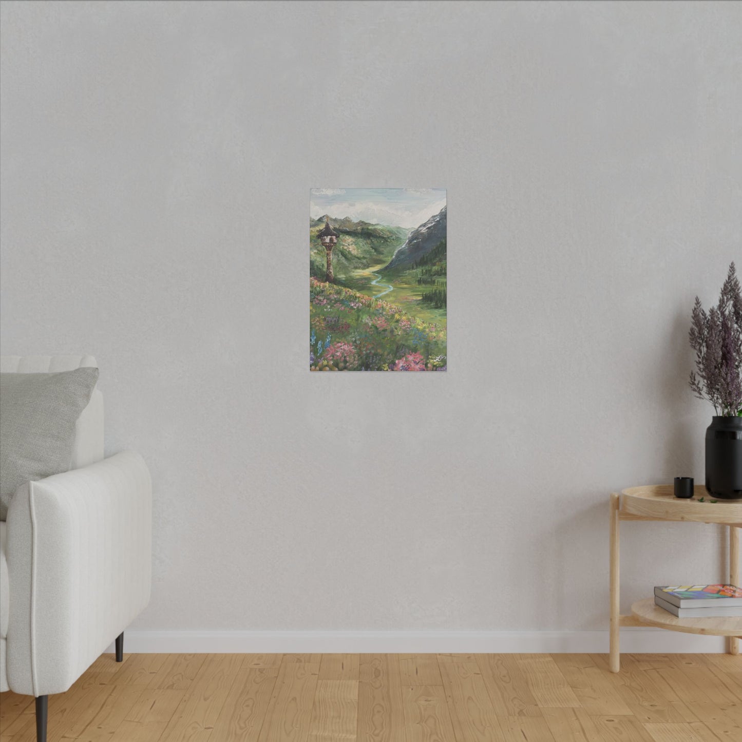 "Let Your Hair Down" - Matte Canvas, Stretched, 0.75"
