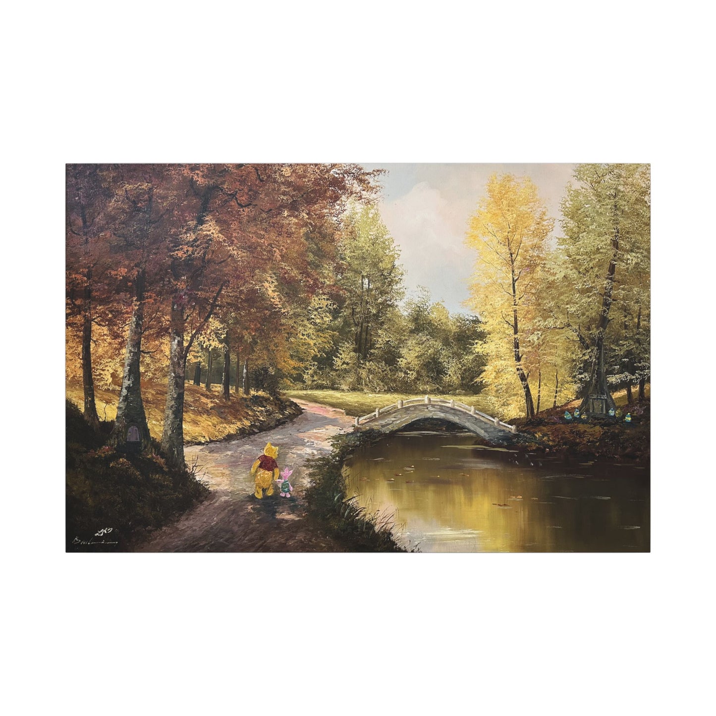 Walk in the Hundred Acre Wood - Matte Canvas, Stretched, 0.75"