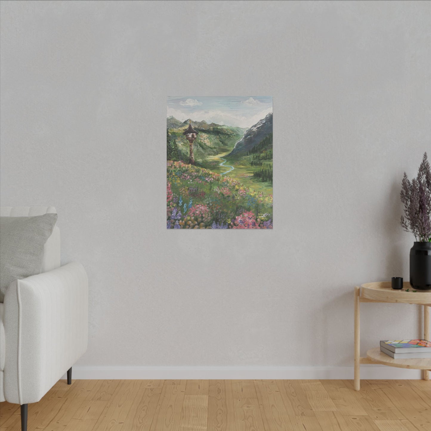"Let Your Hair Down" - Matte Canvas, Stretched, 0.75"