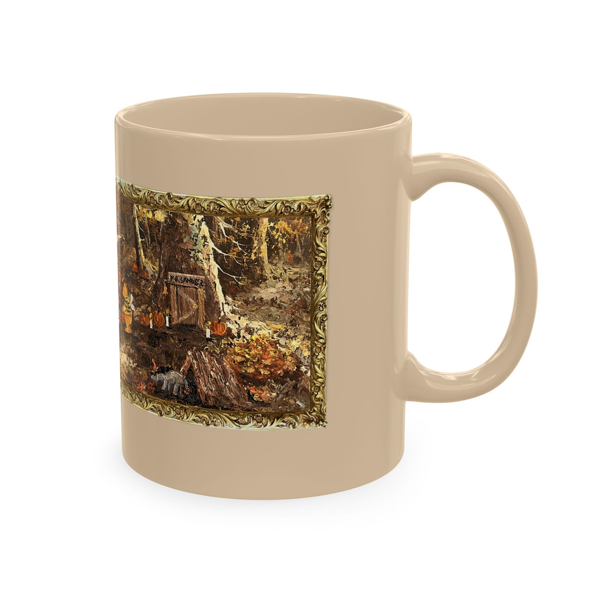 "Halloween in the Hundred Acre Wood" - Traditional Ceramic Mug