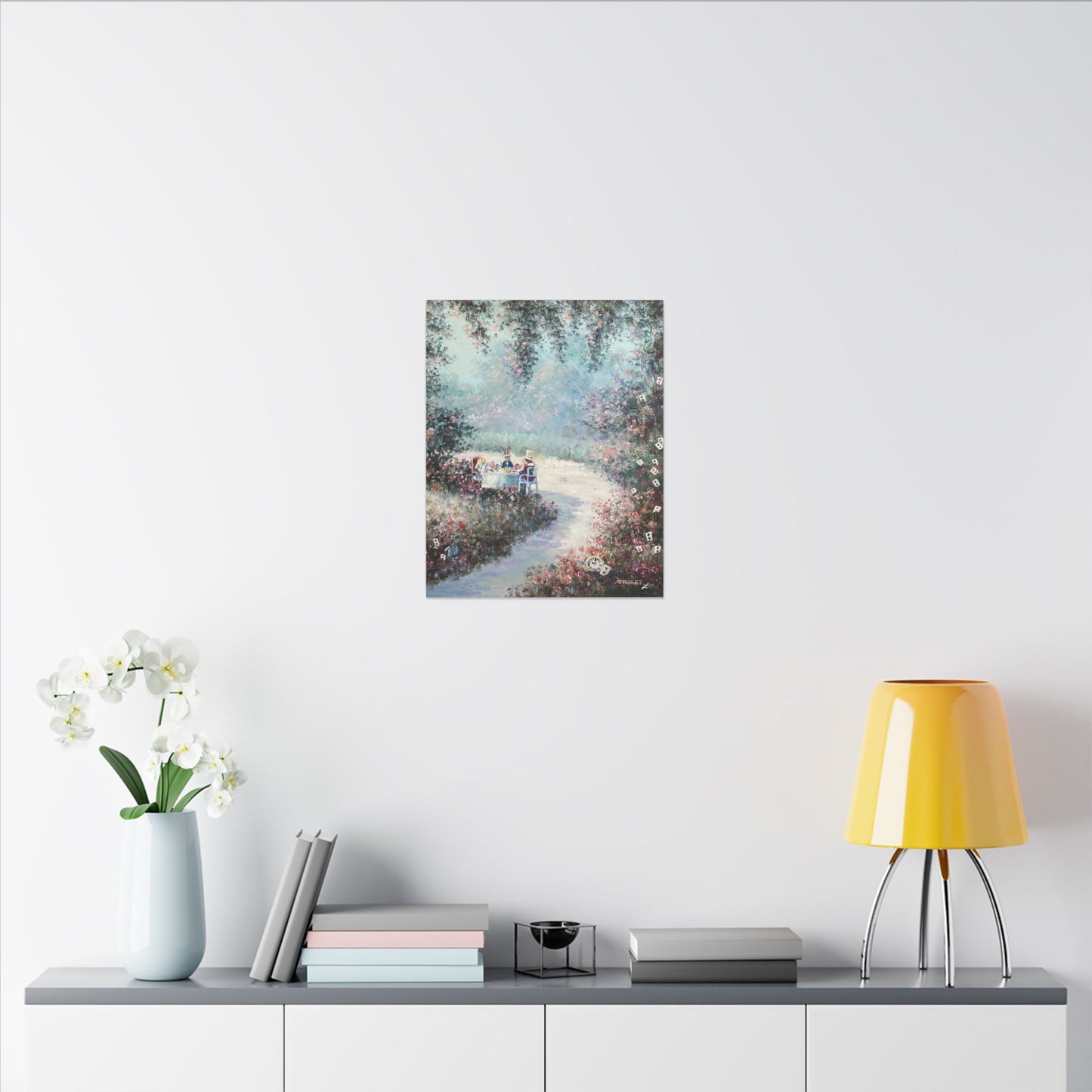 "Mad Tea Party" - Matte Canvas, Stretched, 0.75"