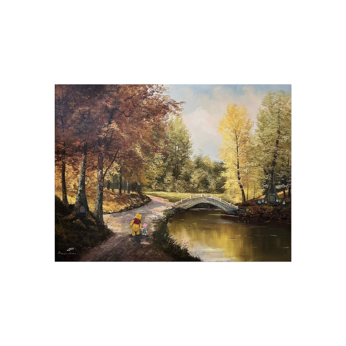 "Walk in the Hundred Acre Wood" Print- Fine Art Poster