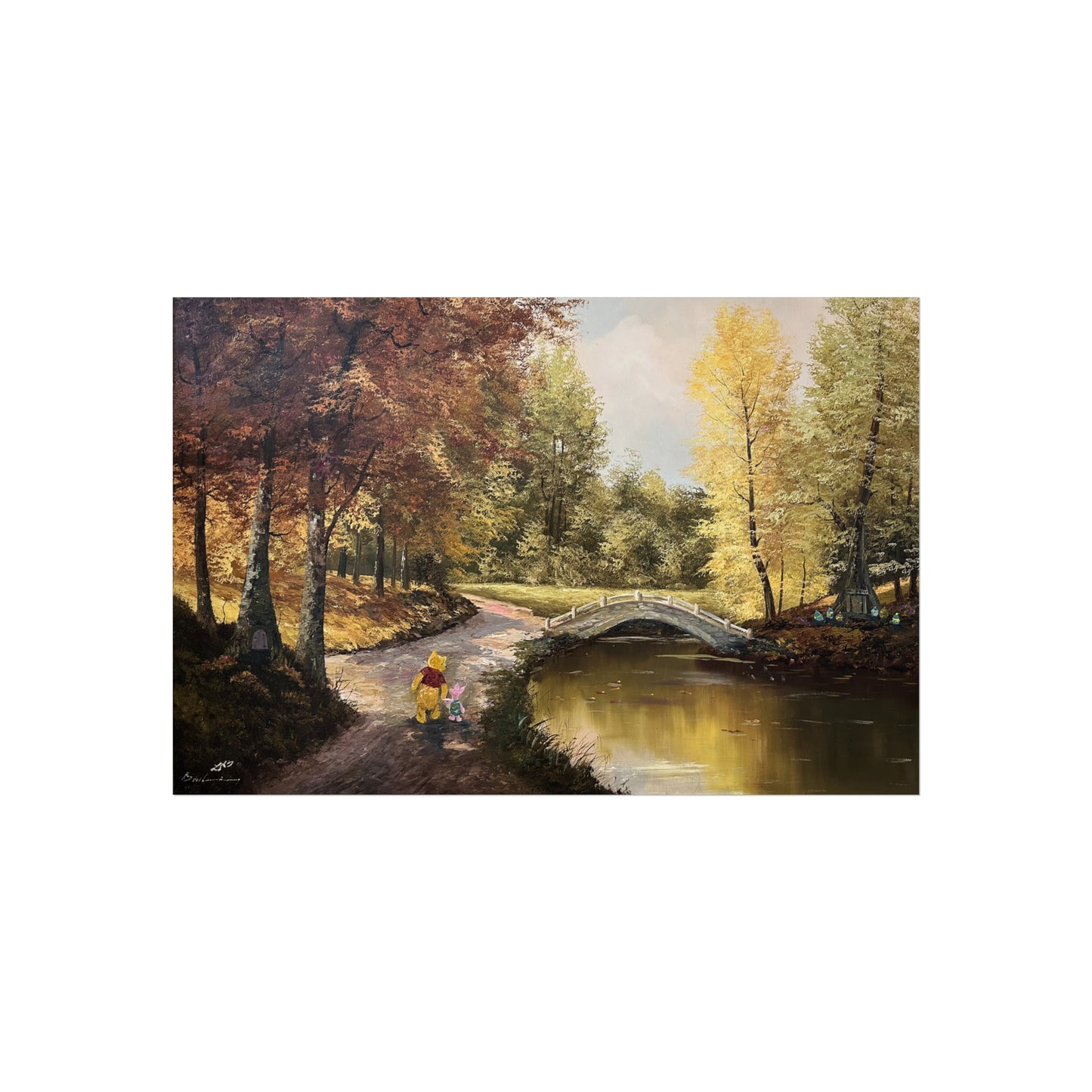 "Walk in the Hundred Acre Wood" Print- Fine Art Poster