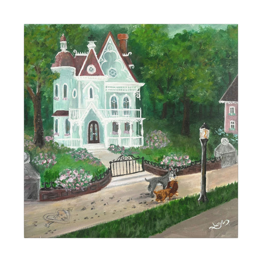 "Puppy Love" - Matte Canvas, Stretched, 0.75"