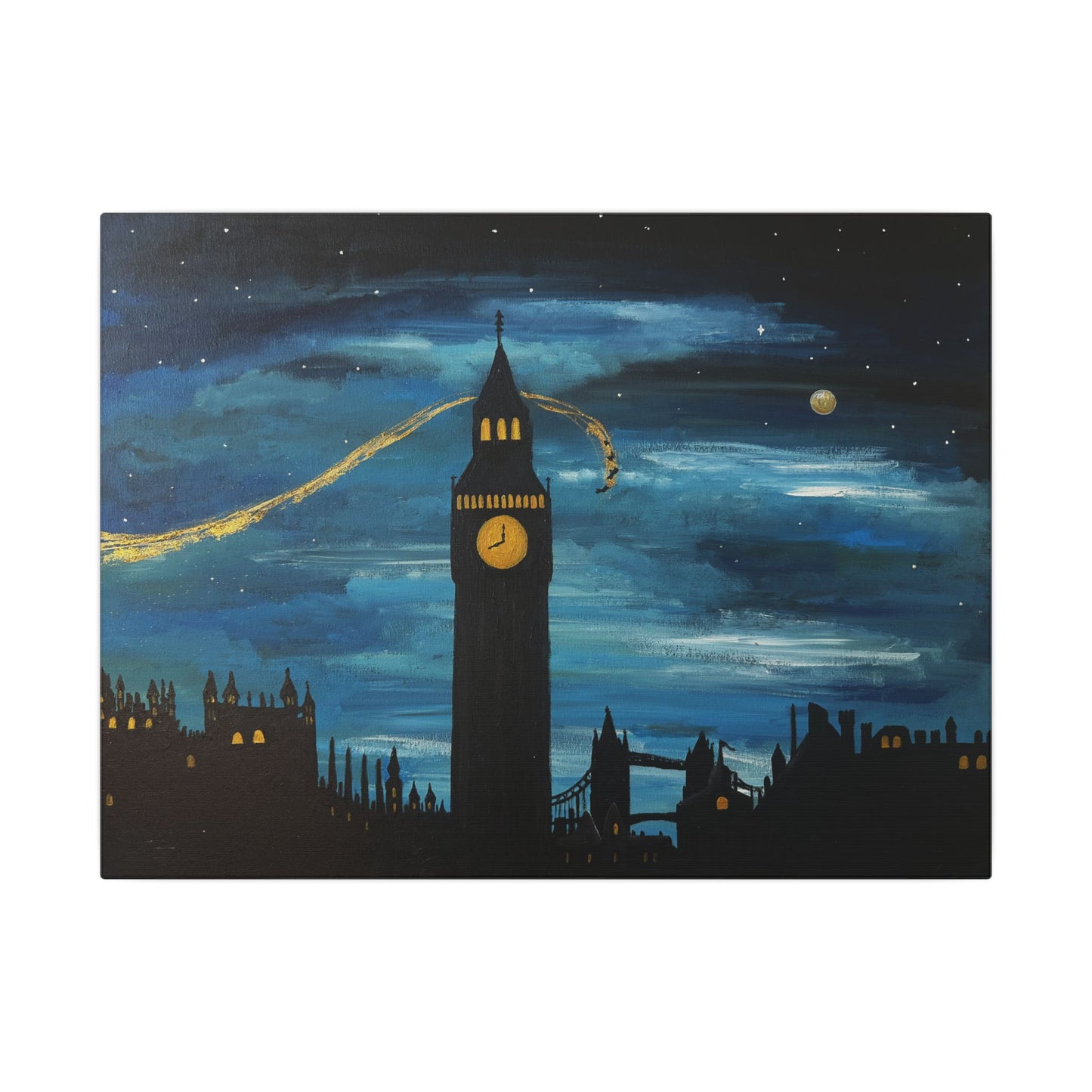 "Second Star" - Matte Canvas, Stretched, 0.75"