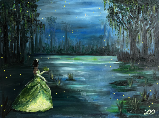 "Look How She Lights Up The Sky" Original Painting 18x24
